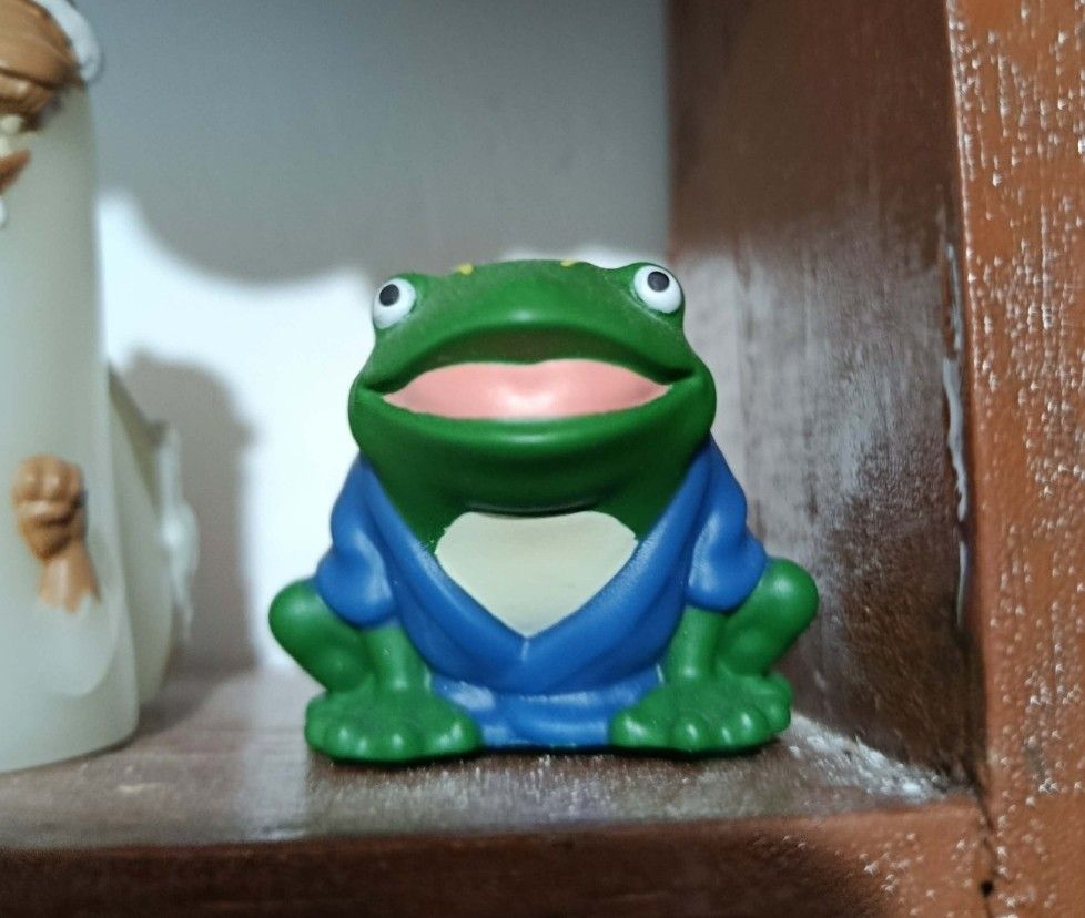 Official Studio Ghibli Aogaeru Finger Puppet (Category: Designer & Blind Box Toys) located in Dapitan. Submitted by ghibli_dreams (Listing ID 1467876575, Image 1). Description: Official Studio Ghibli Aogaeru Finger Puppet. with official marking. MOP - Gcash (prio payo) 📍Dapitan City.