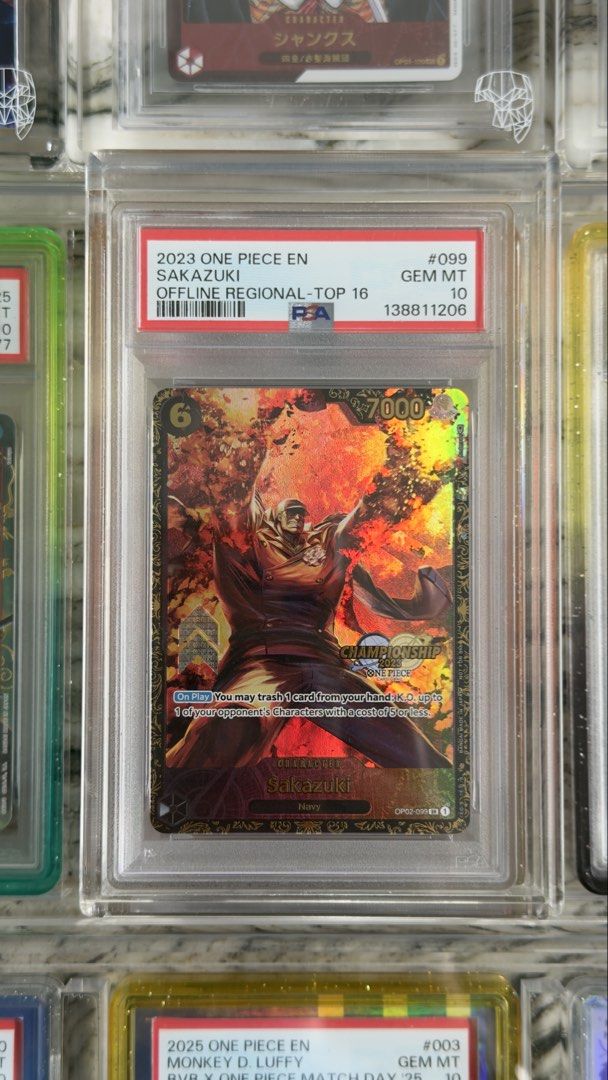 Offline regionals trophy sakazuki championship (Category: Graded Singles) located in Manila. Submitted by oneboxdaily (Listing ID 1468036743, Image 1). Description: 175k obo .