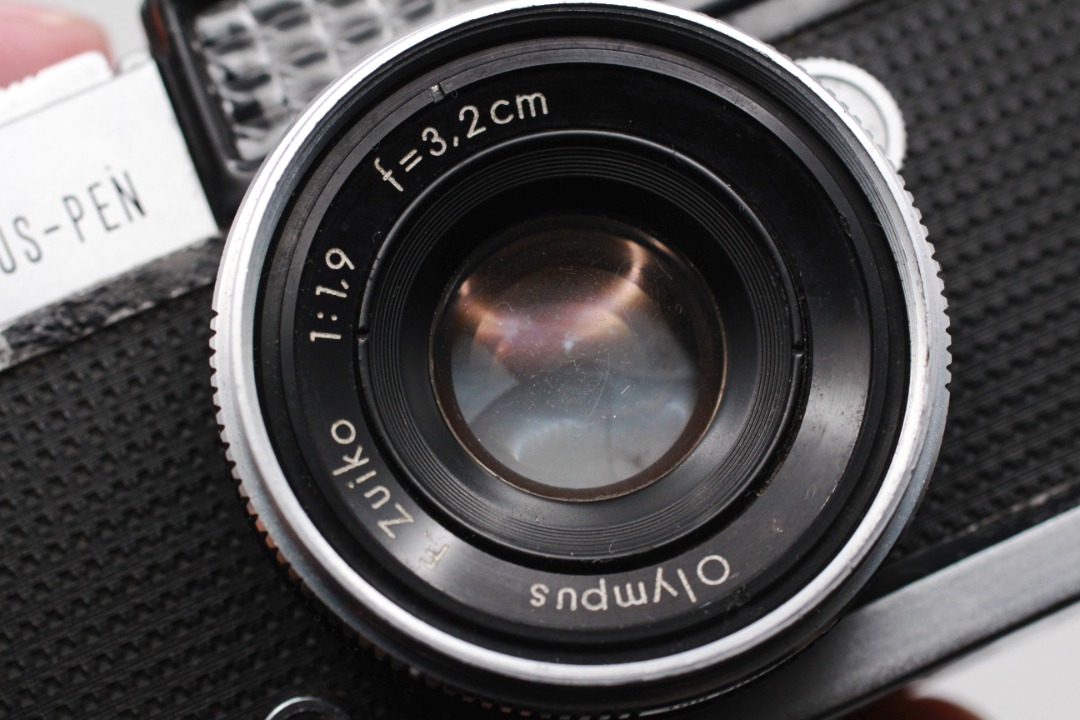 Olympus Pen-D [Half-Frame] (Category: Cameras) located in Marikina City. Submitted by musashixmusashi (Listing ID 1466589520, Image 2). Description: ₱2,000 fixed condition: 7/10 [visible signs of wear] • glass has wipe marks and minor fungus • clear viewfinder with clear frame lines function: 10/10 [no issues] • speeds and apertures work • light meter works • frame counter works • film advance and rewind work • pc sync port (for flash) works incl