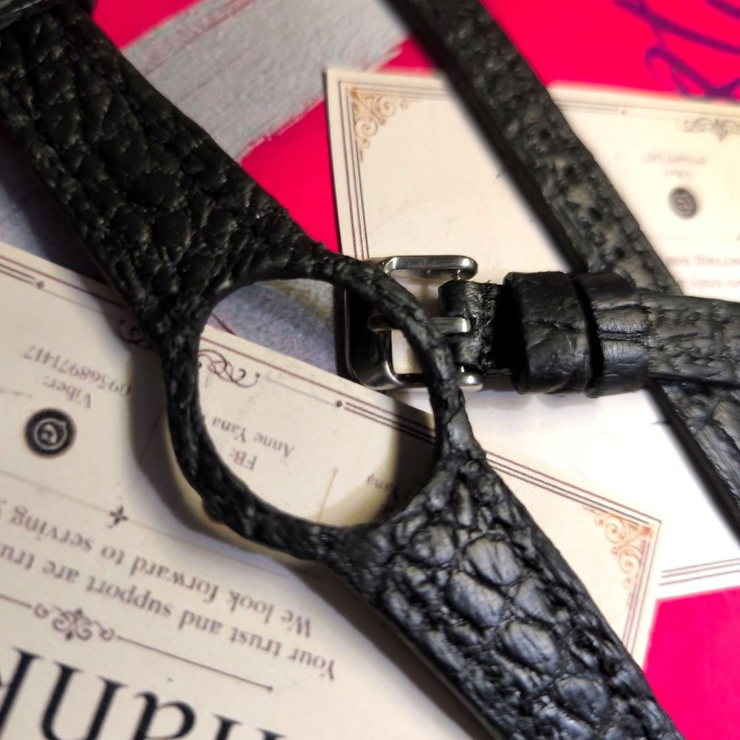 Omega dynamic Crocodile Replacement strap for women 25mm (Category: Women's Watches) located in Manila. Submitted by anamarieya99059 (Listing ID 1467865207, Image 2). Description: Size 25mm 20 days pre order High quality Stitches 2mm thinner Thailand skin crocodile.