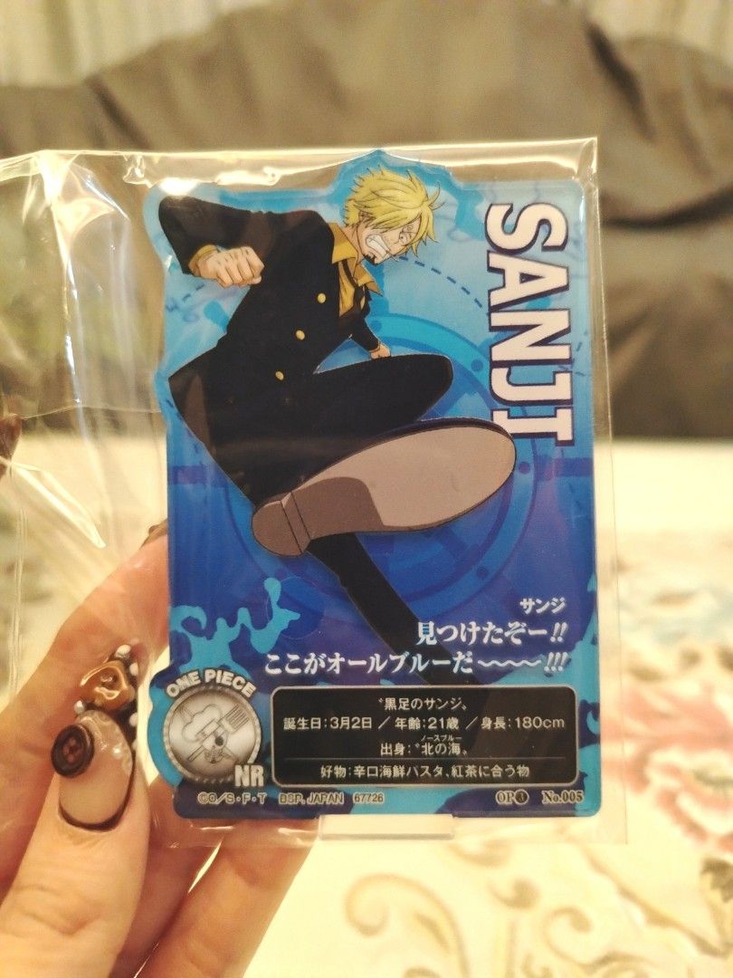 One Piece Sanji Mini Acrylic Stand Display (Category: Character Goods) located in San Fernando. Submitted by jpmarketplace2023 (Listing ID 1467916466, Image 2). Description: 💚 All items are authentic from Japan. 💛 MOP: GCash (❌️ GCash Protect) 🩵 MOD: LBC only (❌️ S. Checkout, COD, COP) 💙 Meet-up: Vista Mall, San Fernando, Pampanga 💜 All items are on-hand. 🧡 First to pay gets the item first. ❤️ Breakable items are packed with care and cautio