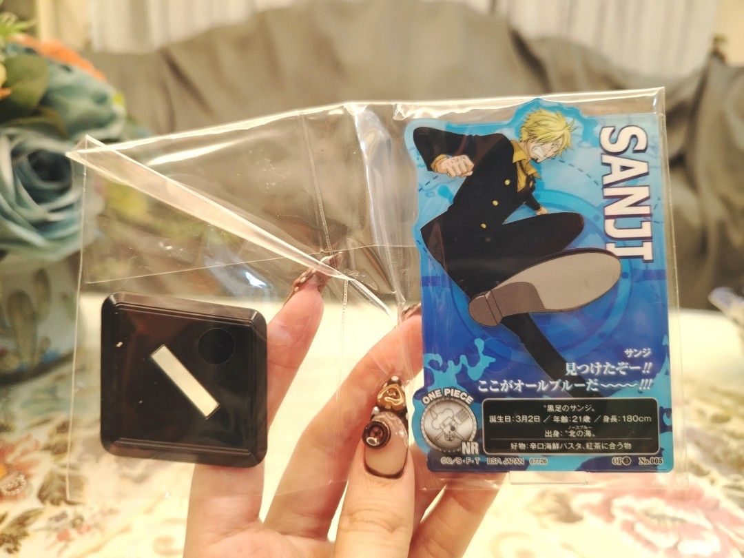 One Piece Sanji Mini Acrylic Stand Display (Category: Character Goods) located in San Fernando. Submitted by jpmarketplace2023 (Listing ID 1467916466, Image 1). Description: 💚 All items are authentic from Japan. 💛 MOP: GCash (❌️ GCash Protect) 🩵 MOD: LBC only (❌️ S. Checkout, COD, COP) 💙 Meet-up: Vista Mall, San Fernando, Pampanga 💜 All items are on-hand. 🧡 First to pay gets the item first. ❤️ Breakable items are packed with care and cautio