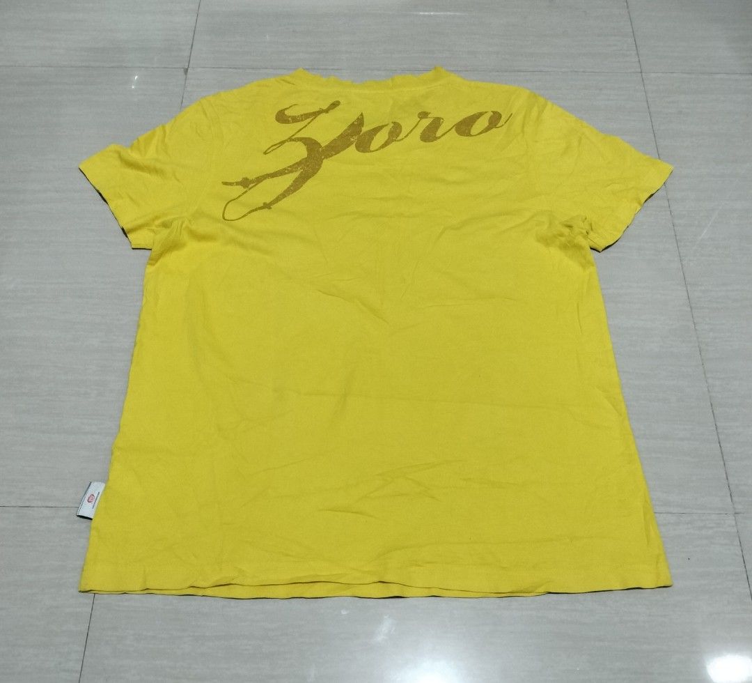 ONE PIECE ZORO ANIME SHIRT (Category: Tshirts & Polo Shirts ) located in Sariaya. Submitted by social_animalz (Listing ID 1467994145, Image 2). Description: 20 x 26.5 needs washing only, slightly loose neckline shipping fee is not included.