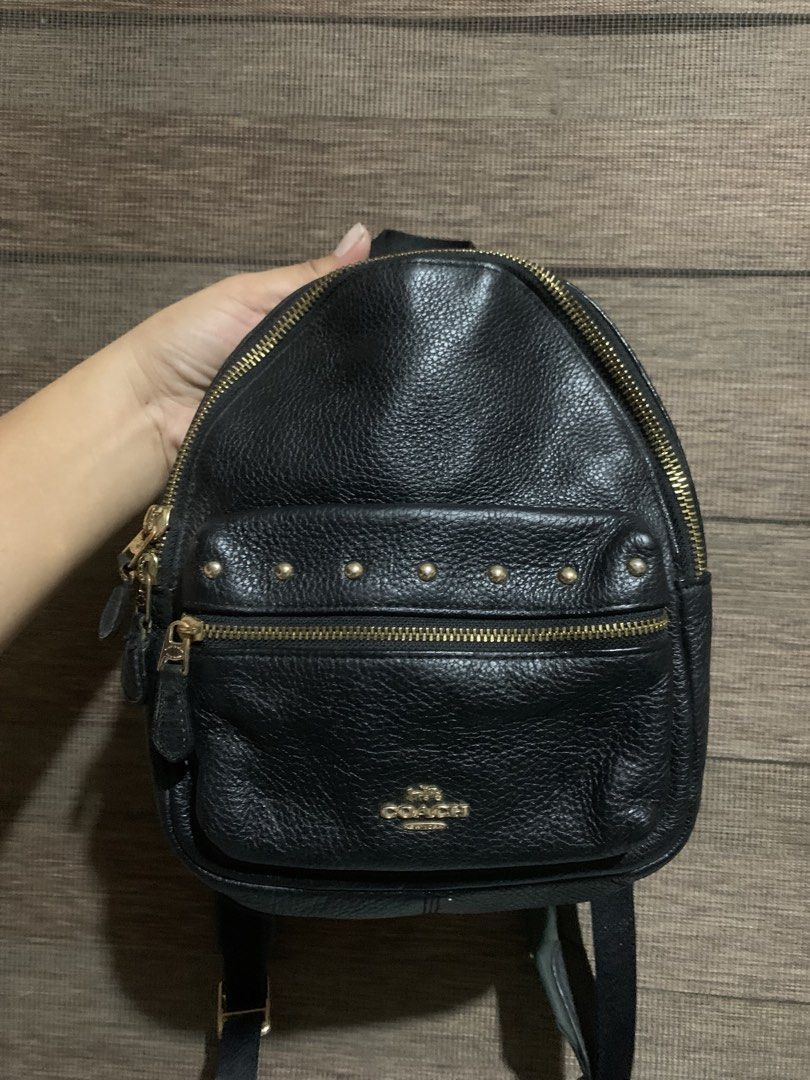 Original Coach Mini Charlie Backpack (Category: Backpacks) located in Aliaga. Submitted by ukaybags2428 (Listing ID 1467939089, Image 1). Description: Small No issue Ganda nito .