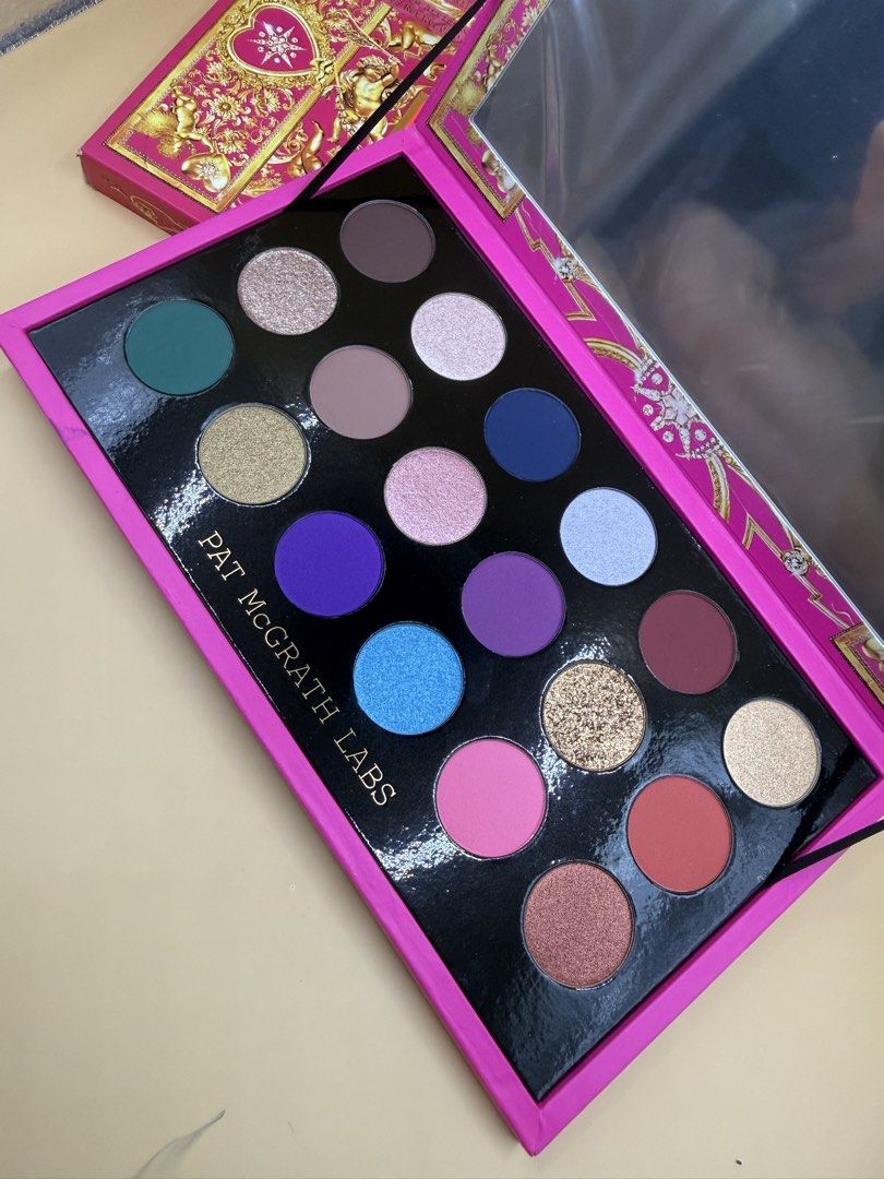 Pat McGrath Labs MTHRSHP Mega: Celestial Nirvana Palette (Category: Makeup) located in Pasig City. Submitted by bitofahoarder (Listing ID 1467913107, Image 3). Description: - Brand: Pat McGrath Labs - Item: MTHRSHP Mega Celestial Nirvana Eyeshadow Palette - Shades: 18 versatile shades (mattes, shimmers, and metallics) - Condition: Brand new/untouched pans, clean palette - Inclusions: Comes with original outer box and large built-in mirror - Packa
