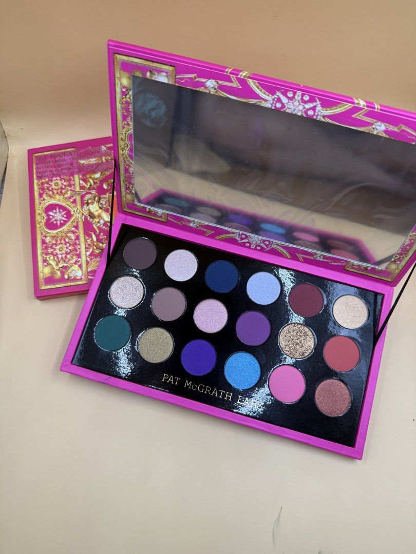 Pat McGrath Labs MTHRSHP Mega: Celestial Nirvana Palette (Category: Makeup) located in Pasig City. Submitted by bitofahoarder (Listing ID 1467913107, Image 2). Description: - Brand: Pat McGrath Labs - Item: MTHRSHP Mega Celestial Nirvana Eyeshadow Palette - Shades: 18 versatile shades (mattes, shimmers, and metallics) - Condition: Brand new/untouched pans, clean palette - Inclusions: Comes with original outer box and large built-in mirror - Packa