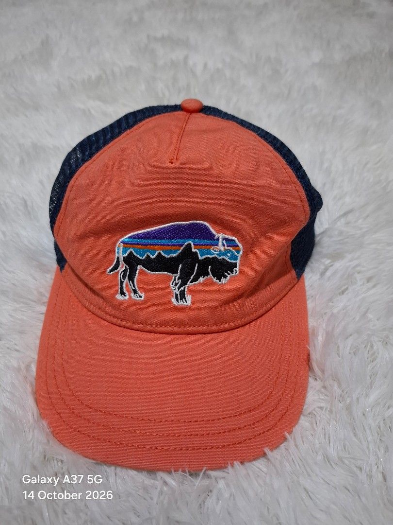 Patagonia Fitz Roy Bison Trucker Hat (Category: Caps & Hats) located in Manila. Submitted by thriftfinds_tagum (Listing ID 1467980459, Image 1). Description: Patagonia Fitz Roy Bison Trucker Hat like new condition one size Adult no issue 850.⁰⁰.