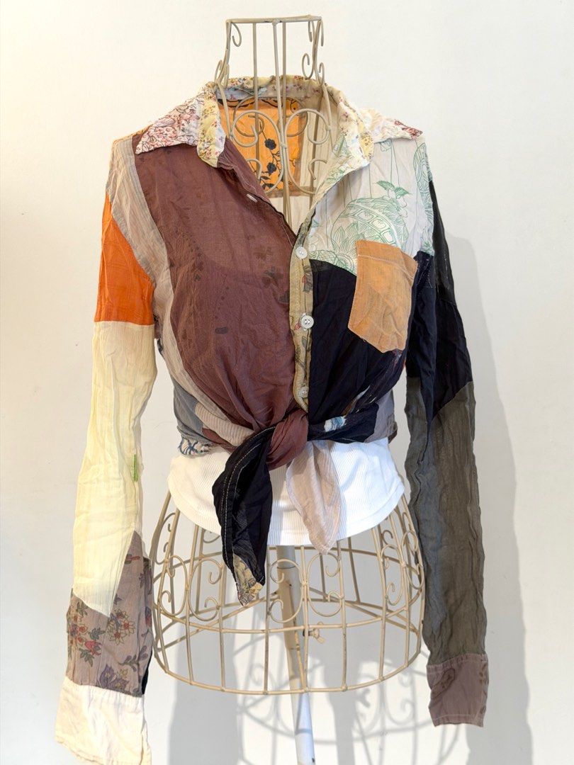 Patchwork patterned blouse (Category: Blouses) located in Kuala Lumpur. Submitted by shen_closet (Listing ID 1468012923, Image 3). Description: .