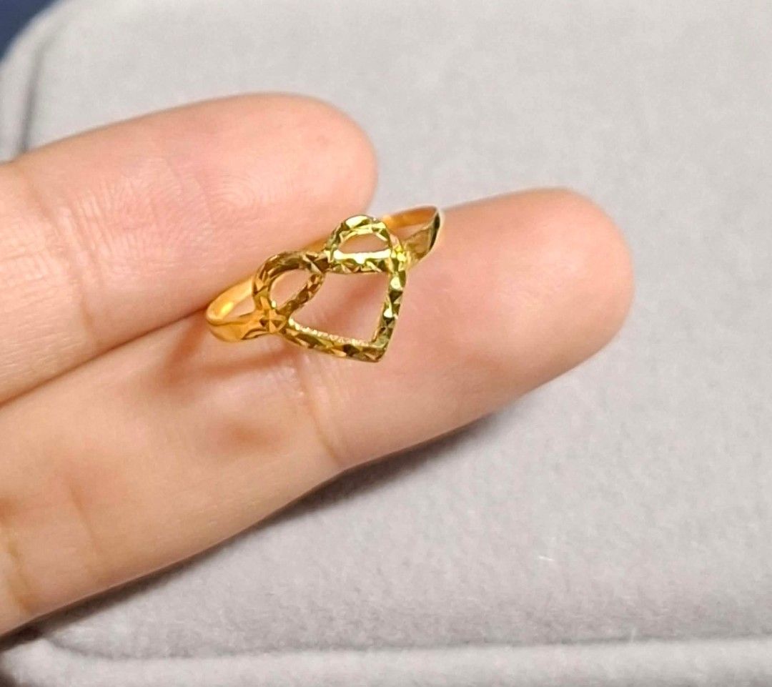 Pawnable Gold Heart Infinity Ring (Category: Rings) located in Manila. Submitted by momshykcaaonlineshop (Listing ID 1468055869, Image 1). Description: 💯 Pawnable Gold Jewelries Onhand and Ready to Ship 1 day process Payment first Direct ship to your address Ship via LBC.