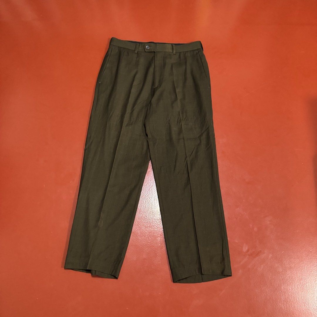 PERRY ELLIS TROUSERS (Category: Trousers) located in Pasig City. Submitted by buzzthrifty (Listing ID 1467978773, Image 1). Description: SIZE 30-32WAIST 38" LENGTH EXCELLENT CONDITION LAST PIC ISSUE IF MASELAN .