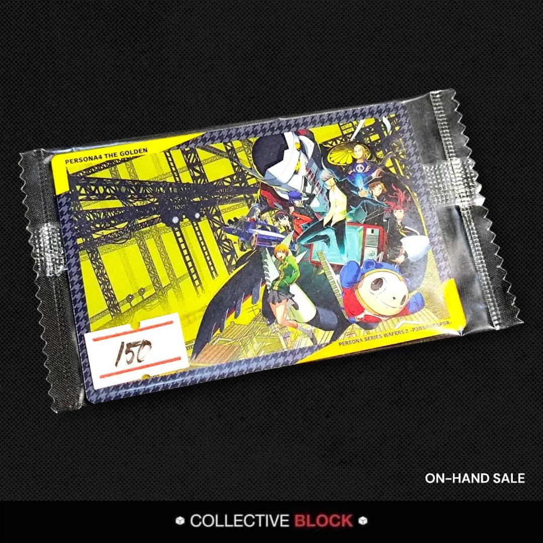 Persona 4 Wafer Cards (Category: Character Goods) located in Manila. Submitted by collectiveblockph (Listing ID 1468030333, Image 1). Description: *PRICE IS FOR EACH CARD. -- ❗Pm for more questions 📍Mode of Payment - Gcash - Maya 📍Mode of Delivery - JnT - GGX - SDD 𝗖𝗵𝗲𝗰𝗸 𝘂𝘀 𝗼𝘂𝘁 𝗮𝘁 🔵 𝗮𝗽𝗽 𝗼𝗿 𝗼𝘂𝗿 𝘄𝗲𝗯𝘀𝗶𝘁𝗲 [ https://collectiveblockph.com/ ] 𝗳𝗼𝗿 𝗽𝗿𝗲-𝗼𝗿𝗱𝗲𝗿𝘀 𝗮𝗻𝗱 𝗼𝘁𝗵𝗲𝗿 𝗼𝗻𝗵𝗮𝗻𝗱 𝗶𝘁𝗲𝗺𝘀!.