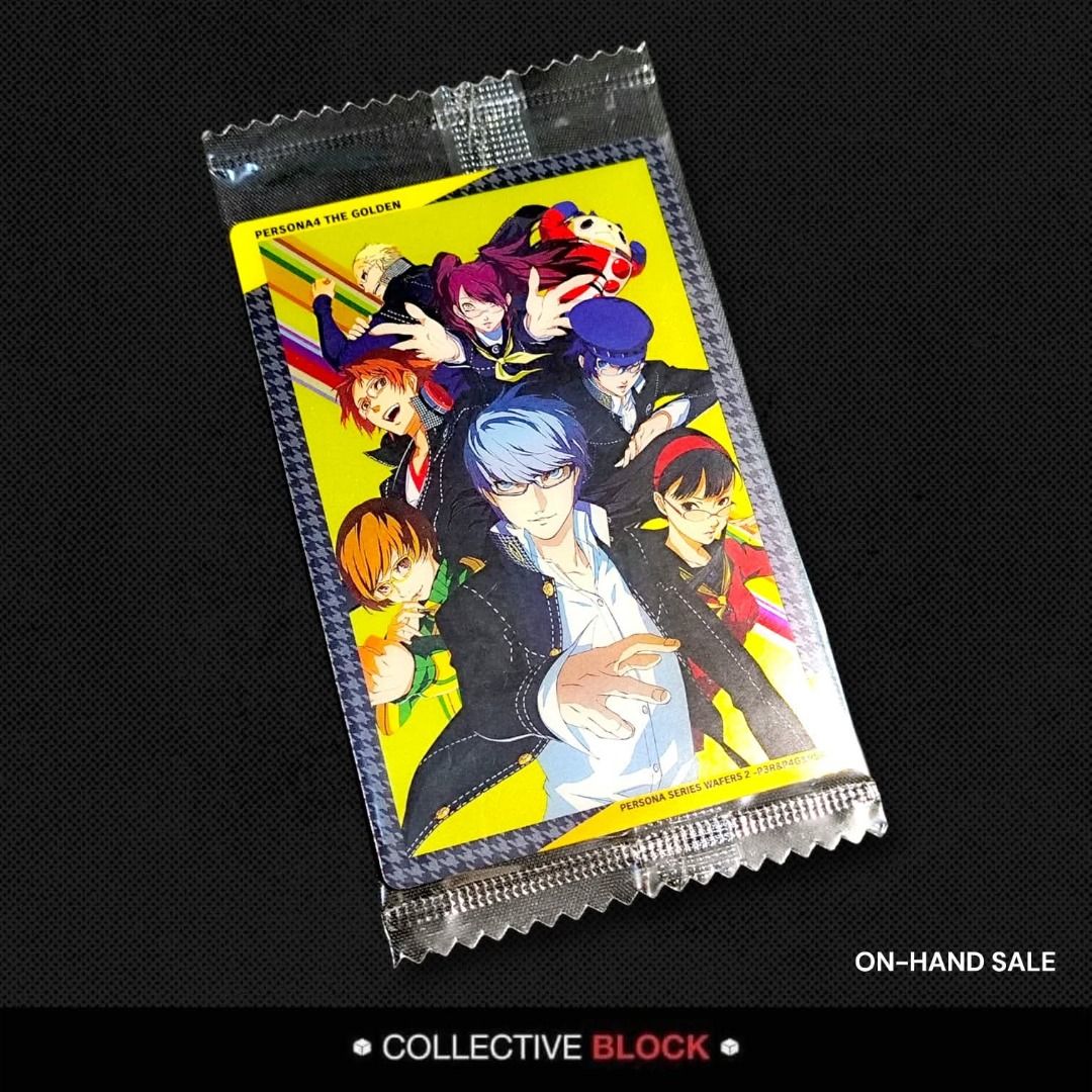Persona 4 Wafer Cards (Category: Character Goods) located in Manila. Submitted by collectiveblockph (Listing ID 1468030333, Image 2). Description: *PRICE IS FOR EACH CARD. -- ❗Pm for more questions 📍Mode of Payment - Gcash - Maya 📍Mode of Delivery - JnT - GGX - SDD 𝗖𝗵𝗲𝗰𝗸 𝘂𝘀 𝗼𝘂𝘁 𝗮𝘁 🔵 𝗮𝗽𝗽 𝗼𝗿 𝗼𝘂𝗿 𝘄𝗲𝗯𝘀𝗶𝘁𝗲 [ https://collectiveblockph.com/ ] 𝗳𝗼𝗿 𝗽𝗿𝗲-𝗼𝗿𝗱𝗲𝗿𝘀 𝗮𝗻𝗱 𝗼𝘁𝗵𝗲𝗿 𝗼𝗻𝗵𝗮𝗻𝗱 𝗶𝘁𝗲𝗺𝘀!.