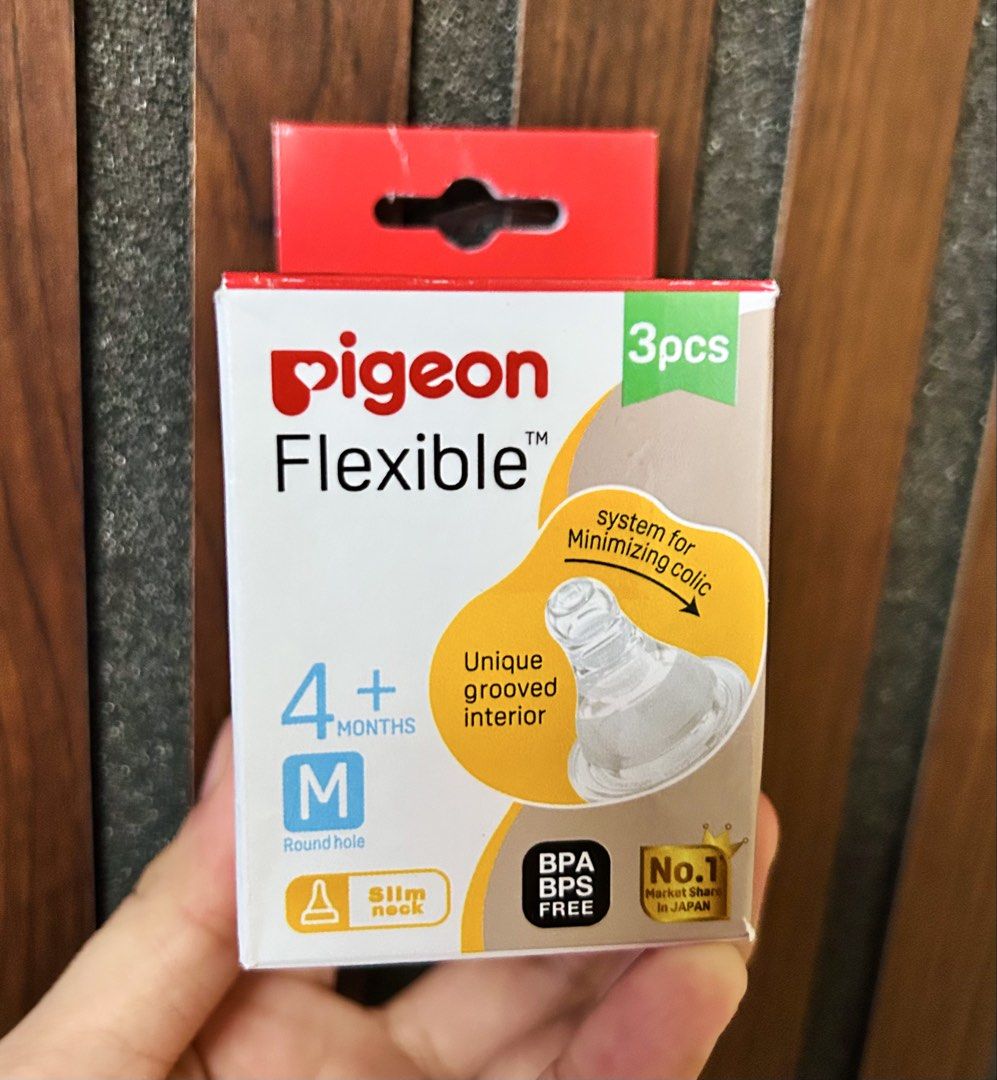 Pigeon Peristaltic Nipple Medium Flow 3pcs (Category: Breastfeeding & Bottle Feeding) located in Caloocan City. Submitted by thetidytreadph (Listing ID 1467901215, Image 1). Description: .
