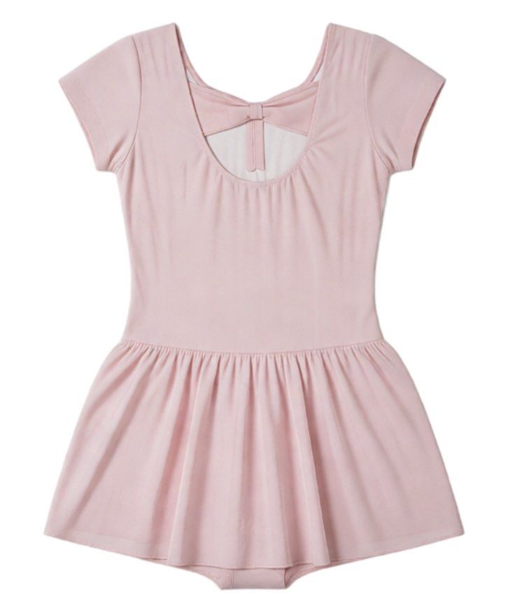 Pink Ballet Skirted Leotard with Back Bow (Category: Babies & Kids Fashion) located in General Mariano Alvarez. Submitted by kascade (Listing ID 1468052139, Image 1). Description: - Color: Pink - Style: Short-sleeve ballet leotard with attached chiffon skirt - Neckline: Scoop front and back - Feature: Cute bow detail on the upper back strap - Material: Soft and stretchy fabric - Ideal for: Dance class or recitals.