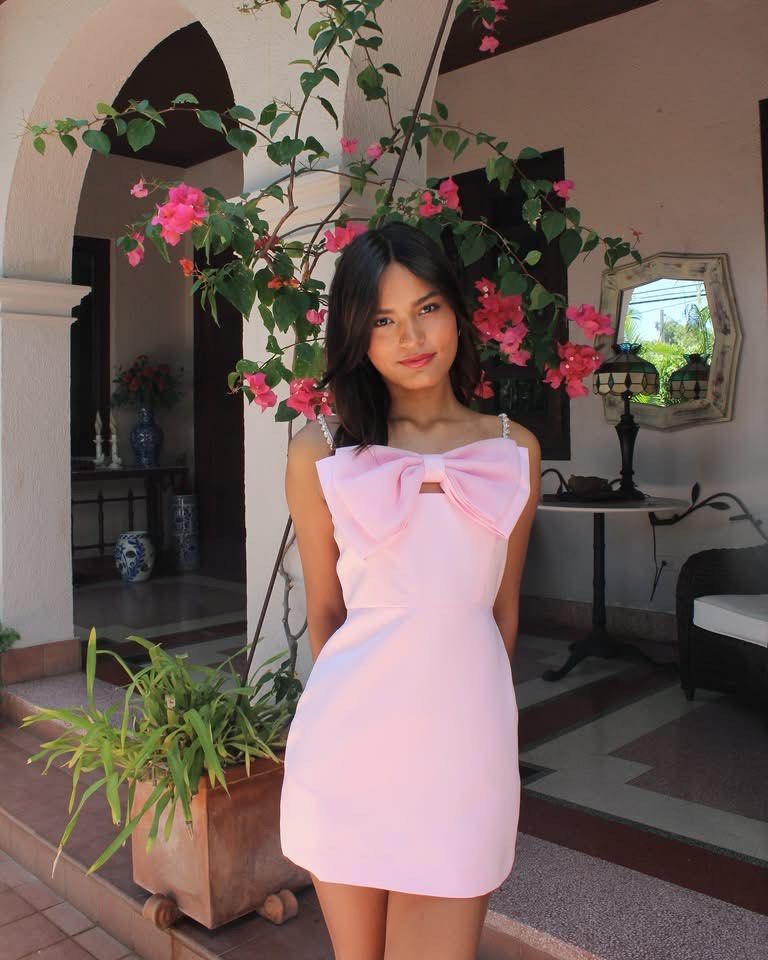 Pink Ribbon Dress (Category: Evening dresses & gowns) located in Manila. Submitted by mleuxvintage (Listing ID 1467913177, Image 2). Description: Size Small to Medium .