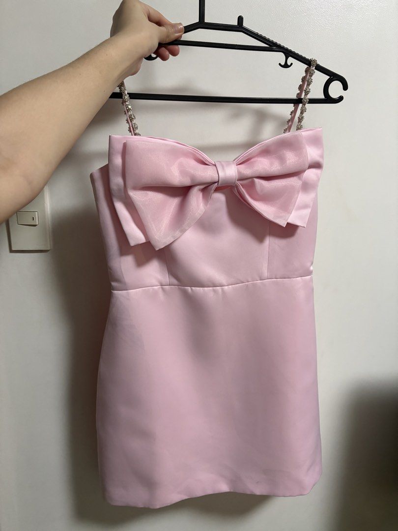 Pink Ribbon Dress (Category: Evening dresses & gowns) located in Manila. Submitted by mleuxvintage (Listing ID 1467913177, Image 1). Description: Size Small to Medium .