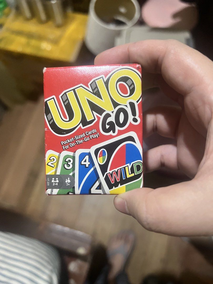 Pocketsize Uno 🇺🇸 (Category: Board Games & Puzzles) located in Paranaque City. Submitted by arianem031087 (Listing ID 1467980584, Image 1). Description: Kids 7/8/9/10 and up .