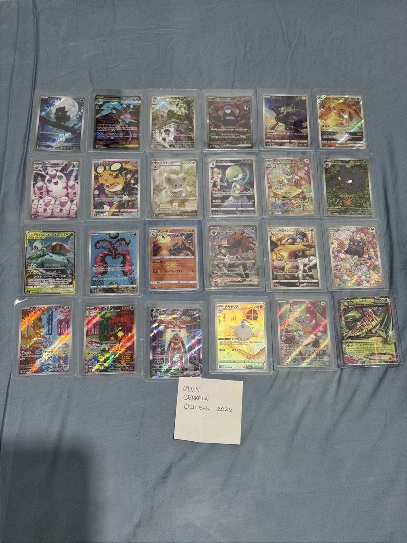 Pokemon Japanese Cards (Category: Raw Singles) located in Taguig. Submitted by moshikicksgoodies (Listing ID 1467845934, Image 1). Description: For Sale Zorua 150 JP - NM - 1,500 Mega Greninja 098 JP - NM - 600 Floragato 076 JP - NM - 400 Morpeko 115 JP - NM - 1,400 Zekrom 195 JP - NM - 980 Charizard V Star JP - NM - 1,000 Wigglytuff 091 JP - NM - SOLD Dedenne 200 JP - NM - 450 Cinccino 158 JP - NM - 940 Gardevoir 196 JP - NM - SOLD Cinccino 084 