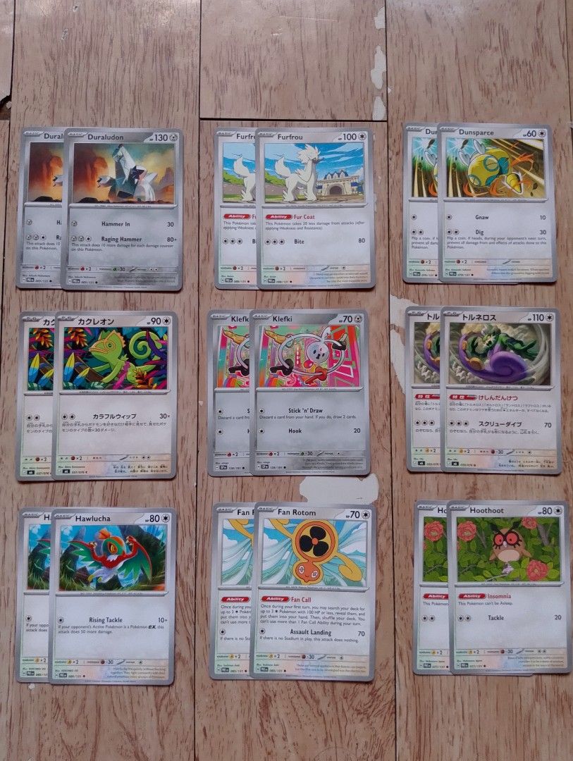 Pokèmon Cards | Common (Part 4) (Category: Trading Cards Accessories) located in Manila. Submitted by kaicams17 (Listing ID 1467846783, Image 1). Description: 10 pesos each! Can do discount if bought 5 or more :)) MOP: Gcash/Maribank/Gotyme MOD: J&T/LBC/Lalamove Can also do meetups around Taytay Rizal! 🤍 Price is negotiable also, just PM me :).