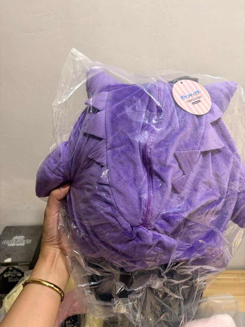 Pokémon: Gengar Plush Backpack (Category: Plushies & Soft Toys) located in Caloocan City. Submitted by neverletmigo (Listing ID 1467874473, Image 2). Description: MOP: GoTyme | BPI Meetups Preferred (Weekends Only): SM Grand Central | SM North EDSA | Trinoma Shipping via: LBC | Grab | Lalamove 📩 PM to order or inquire. 💰 Layaway available. 💰 Payment First policy to avoid joy reservers and scammers. 🚛 Shipping fee is not yet included in the pr