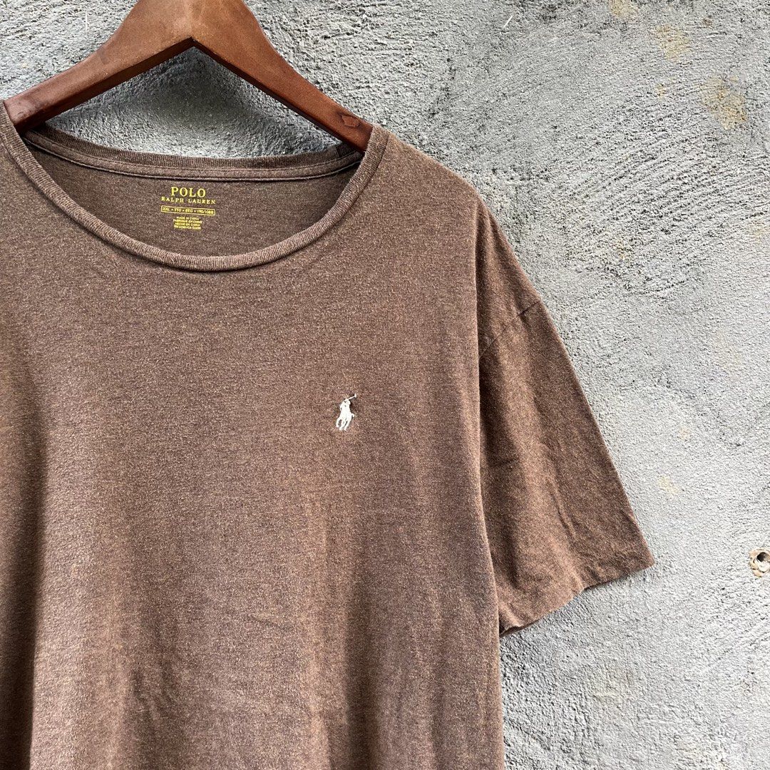POLO RALPH LAUREN CHOCO BROWN SHIRT (Category: Tshirts & Polo Shirts ) located in Manila. Submitted by flippinn (Listing ID 1467891504, Image 2). Description: XXL 25W 30L Cut washtag Lalamove or J&t Express + Shipping fee.