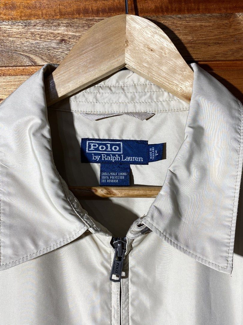 Polo Ralph Lauren Zip Jacket (Category: Coats, Jackets and Outerwear) located in Caloocan City. Submitted by rhouzze.ph (Listing ID 1467966443, Image 3). Description: Name: Ralp Lauren Polo Jacket Dimensions: 26 by 26 Size: Large Condition: Good Condition Issue: Small stains.