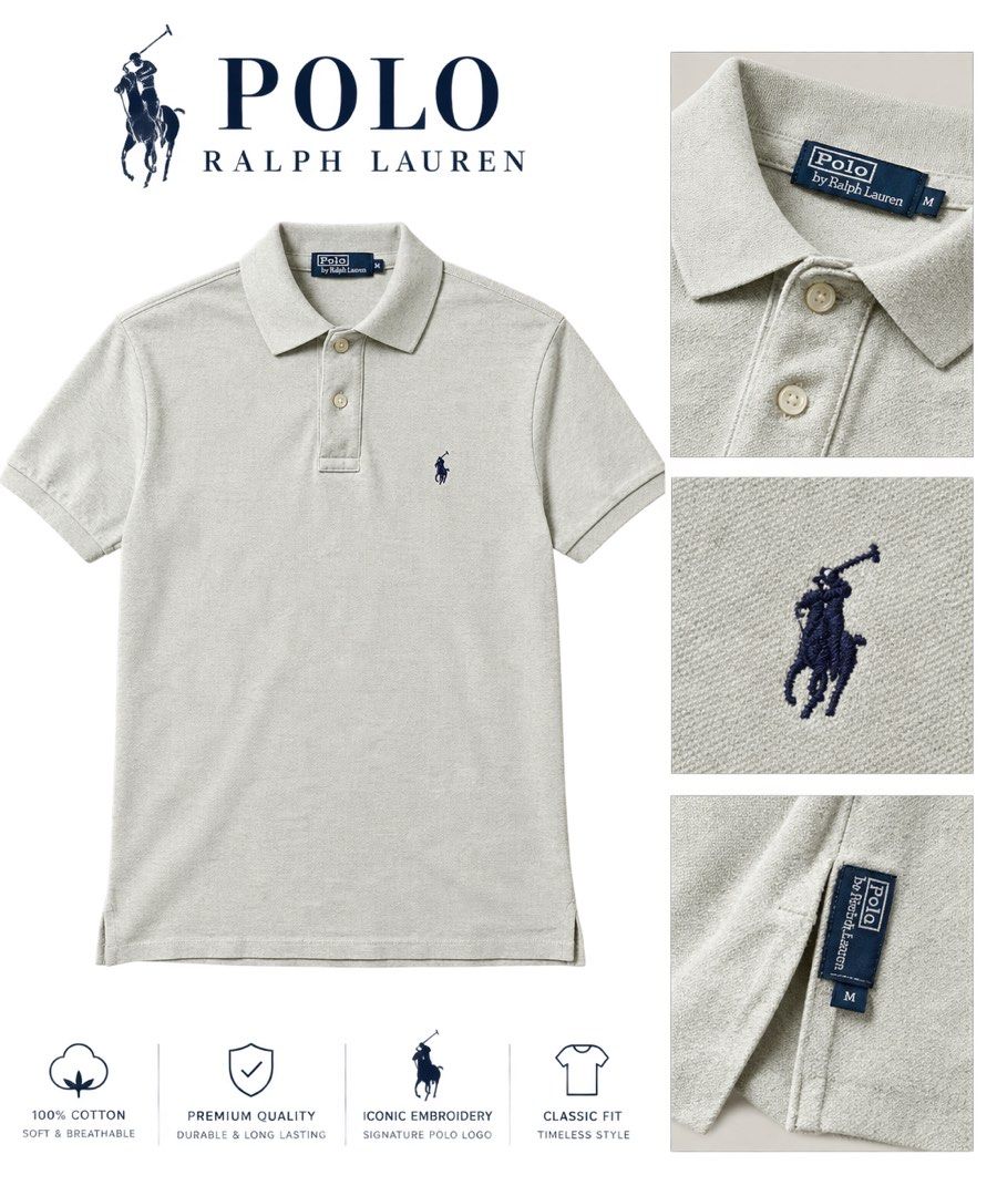 Polo Ralph Lauren Light Grey (Category: Activewear) located in Manila. Submitted by racks2band_thrift (Listing ID 1467986416, Image 1). Description: Can do vc to check the item first to reassure the client!.