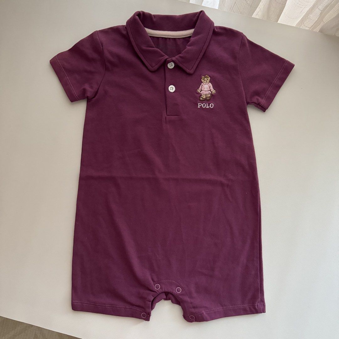Polo Ralph Lauren Romper (Category: Babies & Kids Fashion) located in Pasay City. Submitted by littlebebekidsstuff (Listing ID 1467958426, Image 1). Description: Size: 24m.
