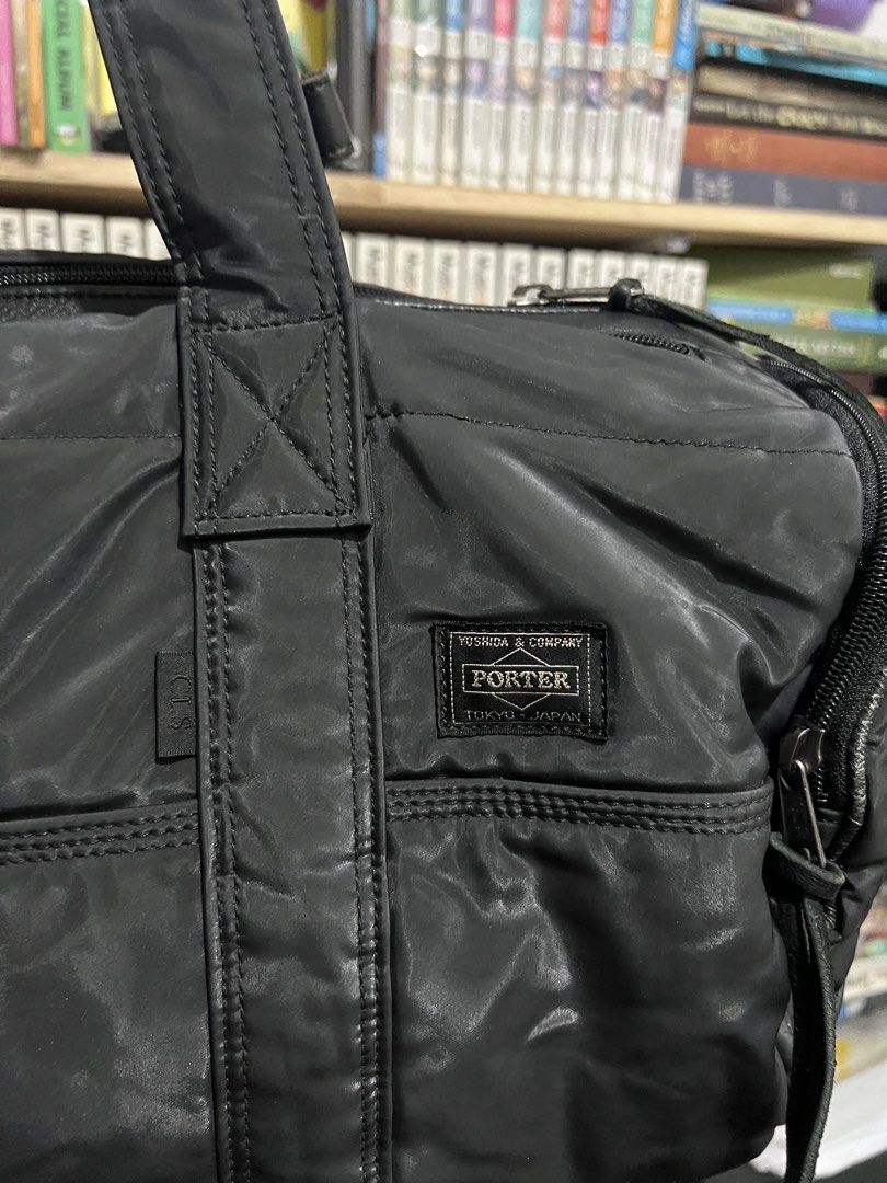 Porter yoshida duffle bag (Category: Sling Bags) located in Las Pinas. Submitted by jpicked (Listing ID 1467900221, Image 3). Description: Minimal issue on size scratches.