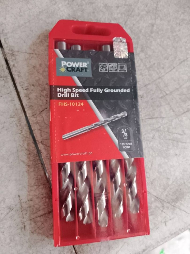 Powercraft Metal drill bit Specs: 1/8 (Category: Construction Tools & Equipment) located in Manila. Submitted by joeyroque09 (Listing ID 1467844652, Image 3). Description: Powercraft Metal drill bit Specs: 1/8.