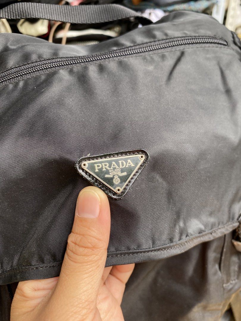 Prada Re-Nylon and Saffiano Leather Backpack (Category: Luxury Bags & Wallets) located in Davao. Submitted by jennicaestrella_1995 (Listing ID 1467887640, Image 3). Description: .