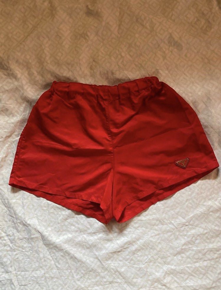 Prada Re-Nylon Shorts (Category: Luxury Apparel) located in Manila. Submitted by silksyrenph (Listing ID 1468042246, Image 1). Description: - no flaws - personal preloved - negotiable.