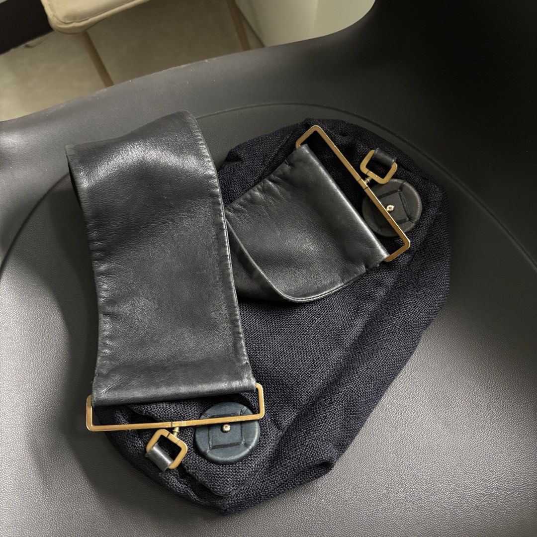 Prada Runway Black Canapa Mini Pochette (Category: Shoulder Bags) located in Makati City. Submitted by dianedelro (Listing ID 1467940667, Image 3). Description: - High-quality materials built for durability - Sleek design that matches any style - Perfect for daily use or special occasions .