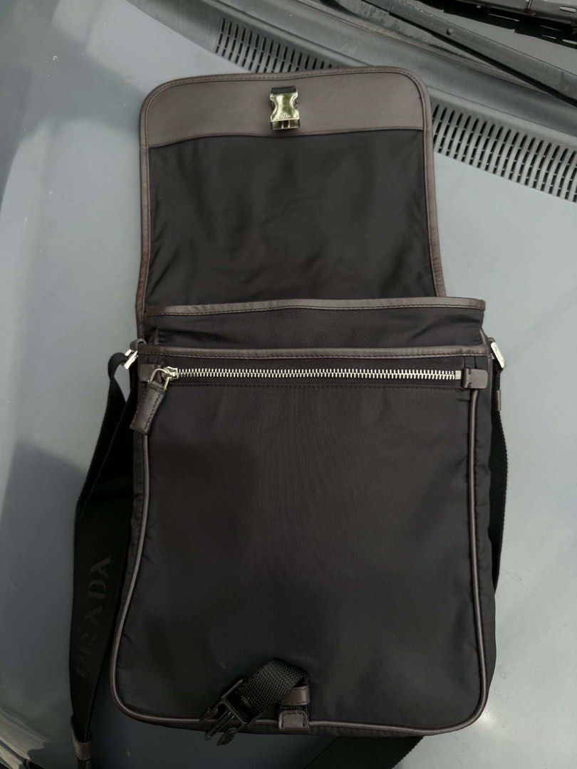 Prada Tessuto Saffiano (Category: Luxury Bags & Wallets) located in Bacolod City. Submitted by novymae23 (Listing ID 1467855815, Image 2). Description: Prada Tessuto Saffiano crossbody excellent condition .