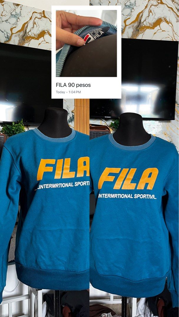 Preloved FILA (Category: Coats, Jackets and Outerwear) located in Manila. Submitted by andreapascua10 (Listing ID 1468019378, Image 1). Description: .