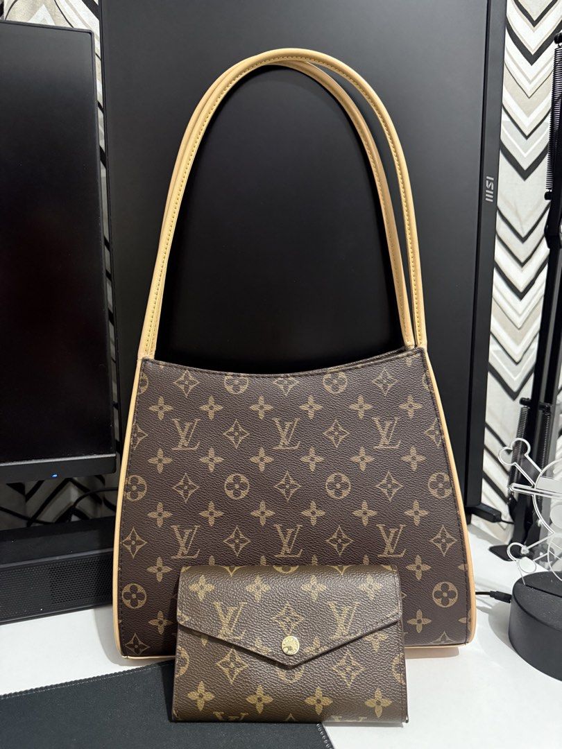 Preloved LV with free wallet (Category: Shoulder Bags) located in Quezon City. Submitted by annefaulan (Listing ID 1468048982, Image 1). Description: Selling my preloved LV bag & giving the wallet for free. No issue. Can ship via Lalamove or J&T. PM if interested ‼️.