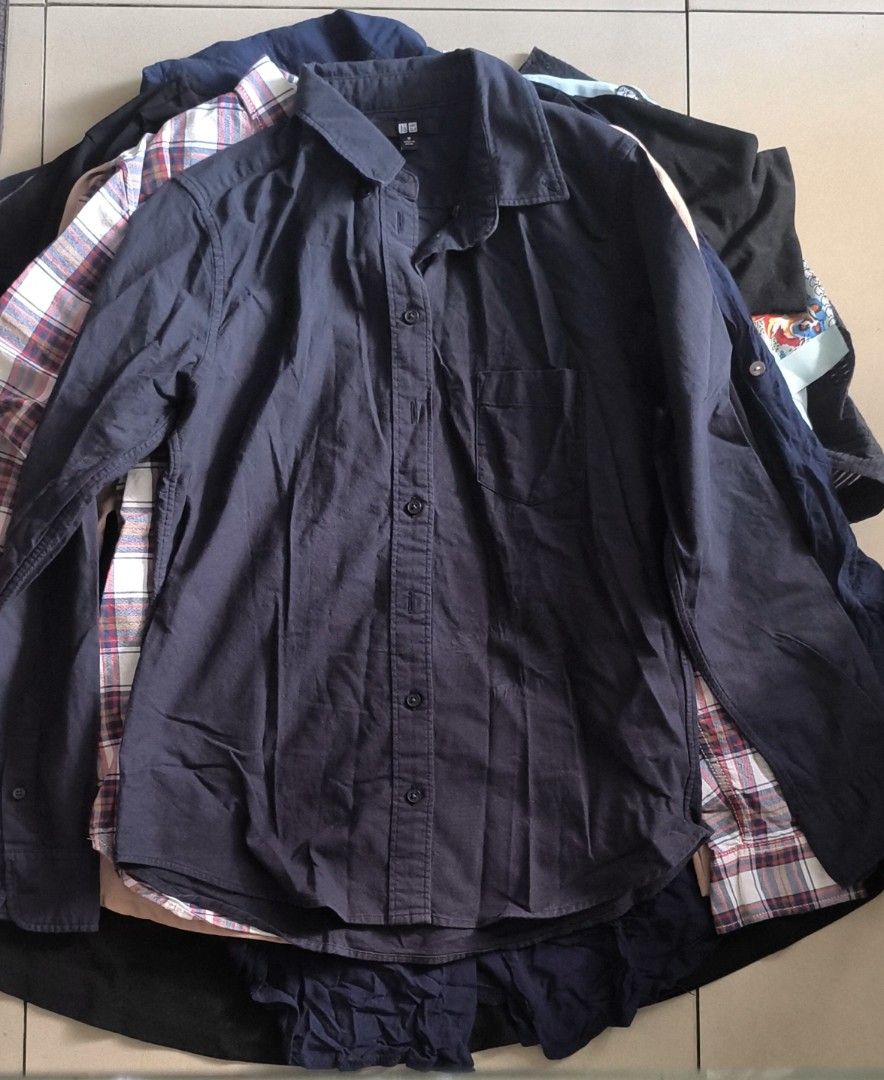 Preloved/Ukay bundle assorted blouse tops button down office wear (Category: Blouses) located in Manila. Submitted by lianlim.mail (Listing ID 1467921928, Image 1). Description: Preloved/Ukay bundle assorted blouse tops button down office wear 10pcs pm me to see individual items in this bundle.