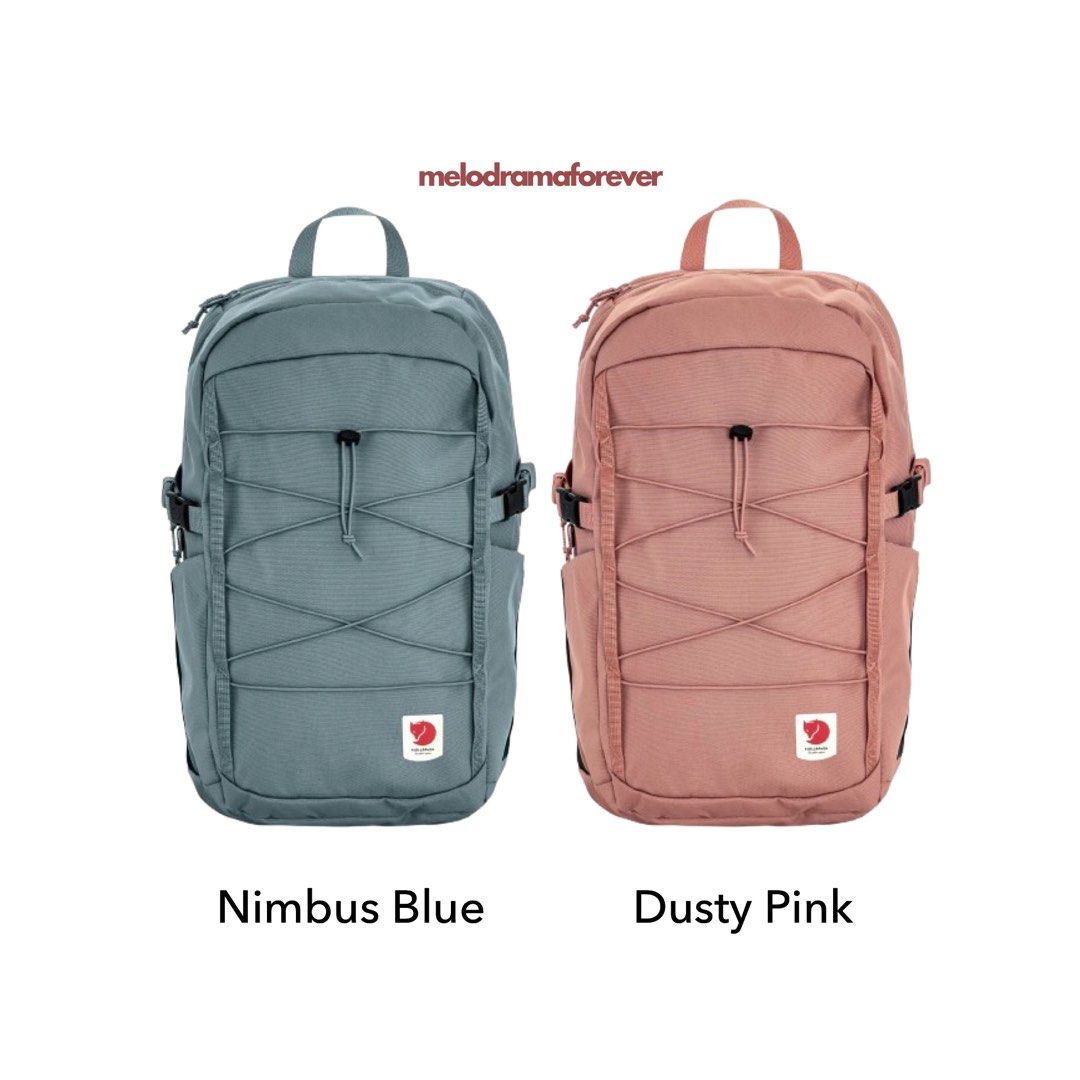 Pre-order / Fjallraven Skule 24 Backpack (Category: Backpacks) located in San Antonio. Submitted by melodramaforever (Listing ID 1468006267, Image 2). Description: PRE-ORDER! Fjallraven Skule 28 Backpack This pre-order requires full payment. ETA to PH: 2-3 weeks upon ordering Colors: Nimbus Blue, Dusty Rose, Red Gold, Deep Forest, Navy, Black Versatile backpack with large main compartment featuring a raised and padded laptop sleeve and zippered m
