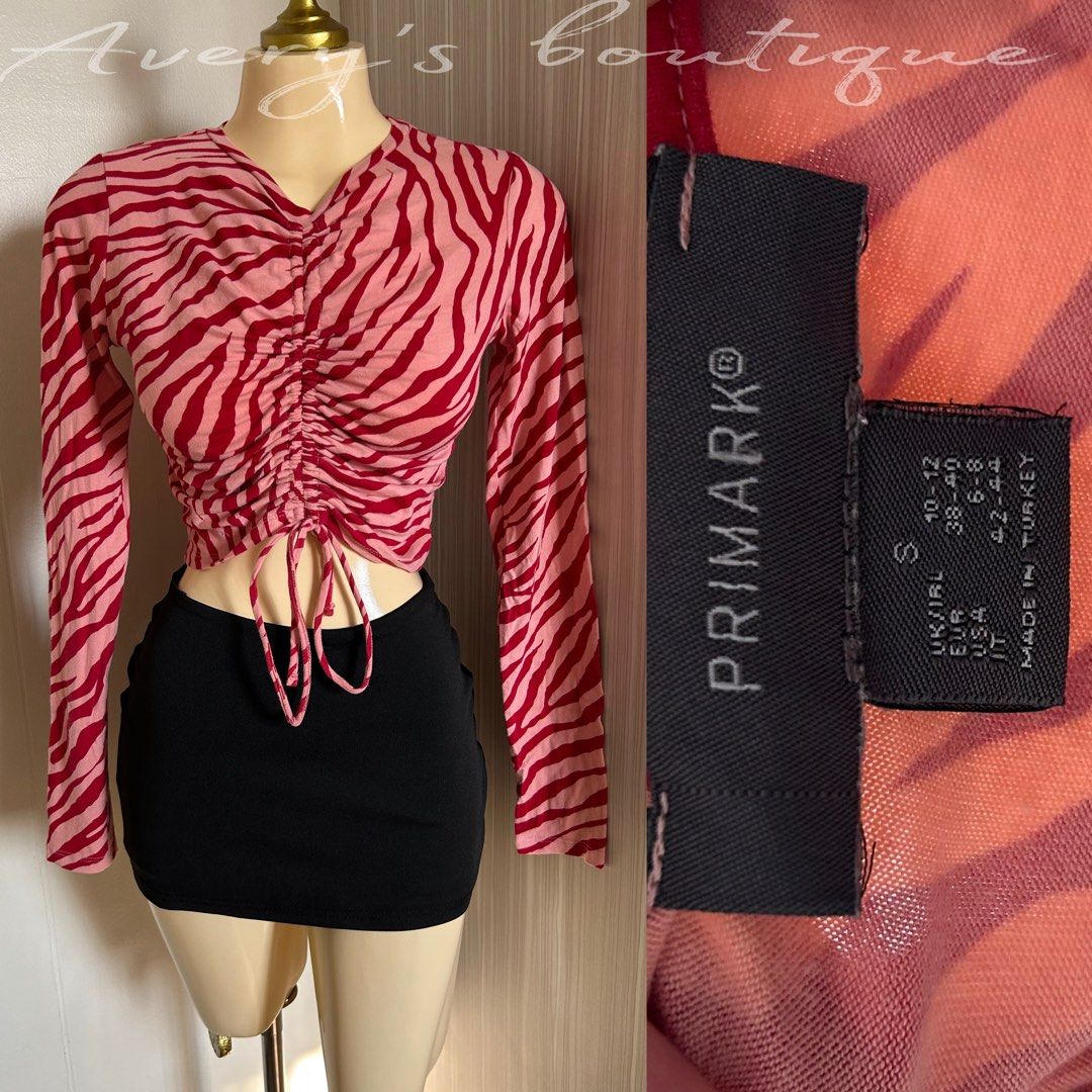 PRIMARK red long sleeve top - S (Category: Longsleeves) located in Quezon City. Submitted by averysboutiqueonfb (Listing ID 1467885974, Image 1). Description: ‼️PRICE IS NOT NEGOTIABLE‼️ 📍Location: Munoz,Quezon city. 🧾MOP: Gcash/BDO/Maya/Maribank 🚚MOD: J&T/Lalamove Please manage expectations — this item is thrifted and has already been washed before posting. Some pieces may have minimal flaws such as washable stains,loose threads,small damages