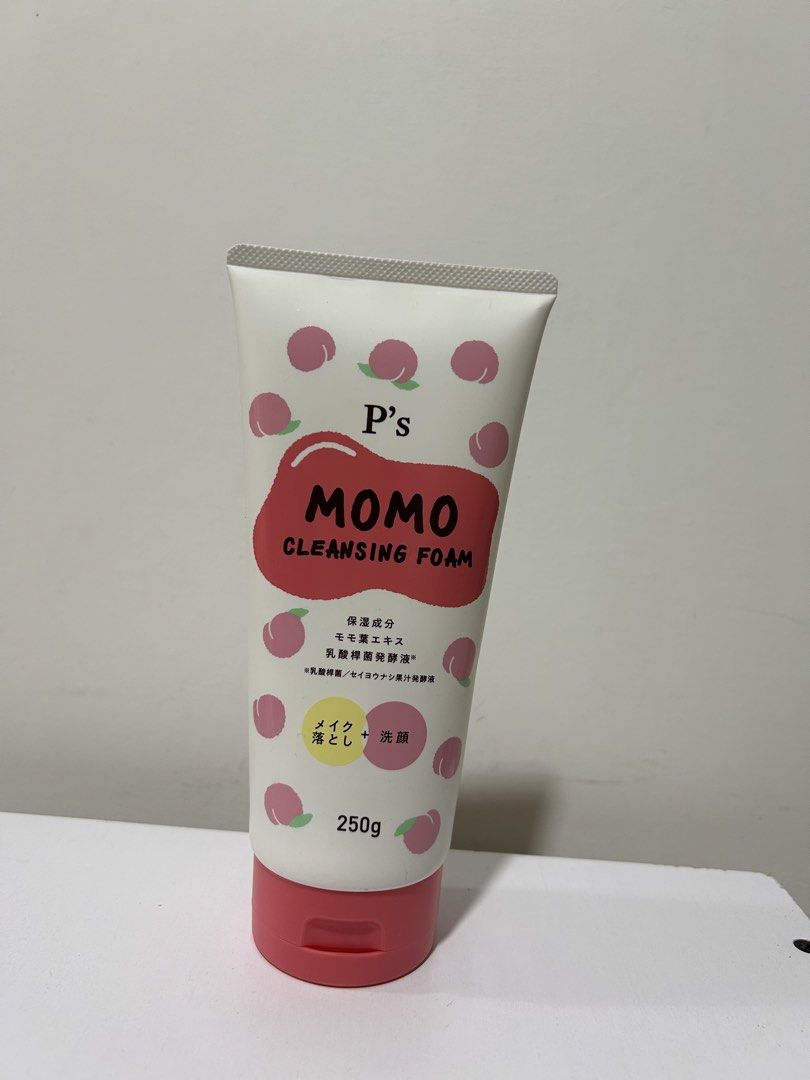P's Momo W Cleansing Foam (Category: Face Care) located in Rizal. Submitted by CMaeCAme (Listing ID 1467942507, Image 1). Description: Big size! A Japanese 2-in-1 facial cleanser and makeup remover manufactured by Kumano Yushi...