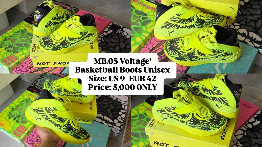 PUMA BASKETBALL SHOES (Category: Other Sports Equipment and Supplies) located in Las Pinas. Submitted by tjnnlyn (Listing ID 1467929462, Image 2). Description: 🚨BASKETBALL SHOES FOR SALE ALREADY IN DISCOUNTED PRICE ▪️Brandnew complete package. ▪️💯% Original ▪️On hand.