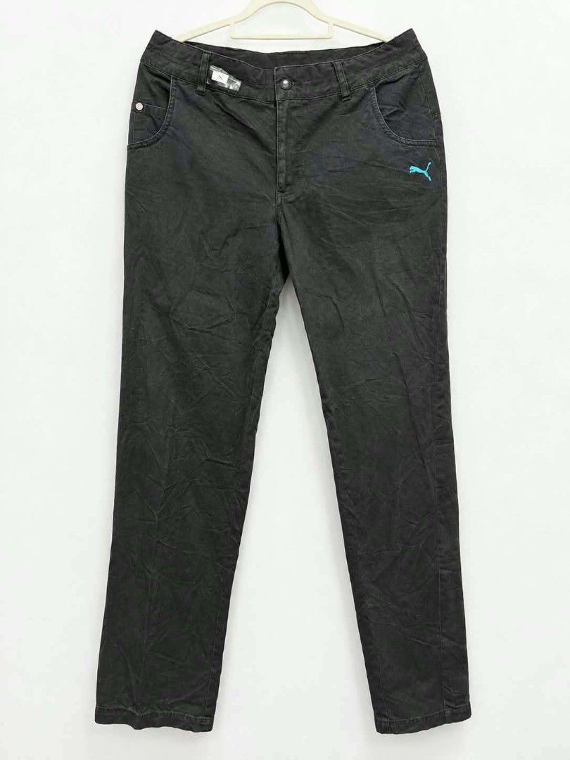 PUMA Black Chino Pants (Category: Chinos) located in Bulacan. Submitted by annenicathriftthriftlang (Listing ID 1467905893, Image 1). Description: PUMA Black Chino Pants - Size L 34-36 Waist x 40" Length Faded Black | Cotton Chino | 8/10 | Blue PUMA Embroid Logo Pang daily / work / mall / streetwear / casual ₱550 ONLY 📍 Store Pick-up: ANNENICA Trends Shop EMA Town Center Meycauayan Bulacan 📦 Shipping Available: MINE: PUMA L #PUMAPH #PUMAPantsPH