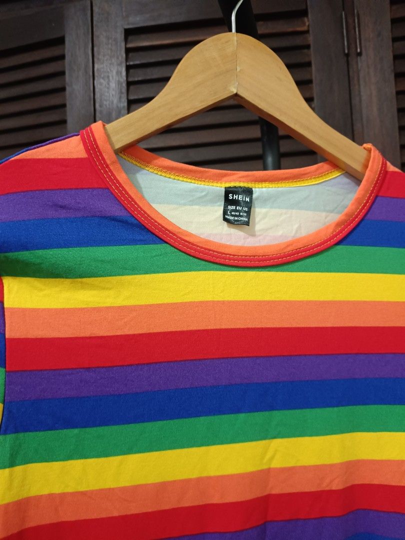 Rainbow Longsleeves (Category: Longsleeves) located in Manila. Submitted by byjrb (Listing ID 1468029564, Image 1). Description: 🛍️ Brand-new items from SHEIN, Emery Rose, Zaful & more! Size : Xs to Small 📦 Shipping: LBC / J&T / Lalamove 💸 MOP: GCash / BPI only DM for inquiries! 💌.