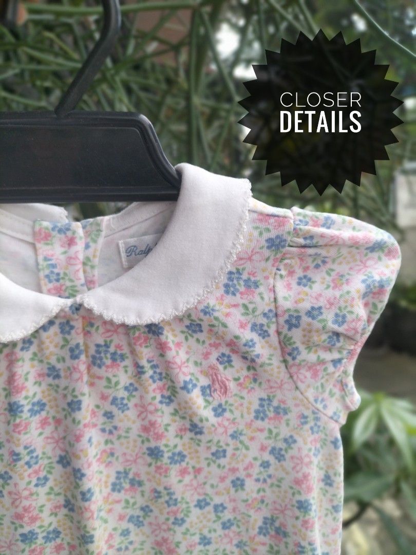 Ralph lauren floral top (Category: Babies & Kids Fashion) located in Caloocan City. Submitted by rheavlontoc0828 (Listing ID 1467907471, Image 2). Description: .