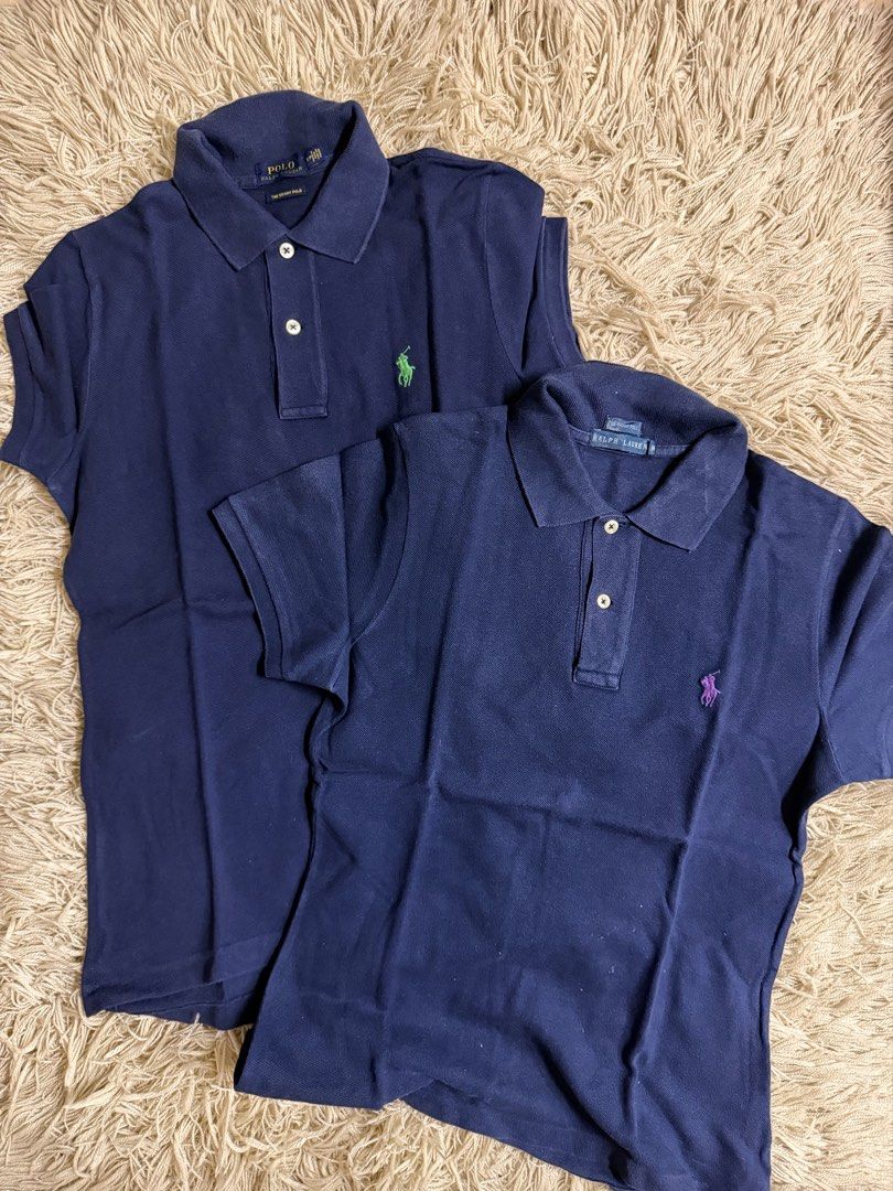 Ralph Lauren Navy Blue Polo Shirts Bundle (Category: Shirts) located in Manila. Submitted by theaxxxx (Listing ID 1467891357, Image 1). Description: - Item: 2x Navy Blue Ralph Lauren Polo Shirts - Size medium (skinny fit) best fits xs-s - Bundle deal: Selling both together as wardrobe staples.