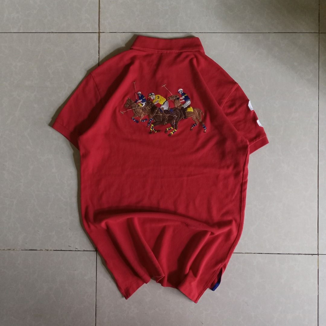 Ralph Lauren Tripony Logo Polo (Category: Tshirts & Polo Shirts ) located in General Santos City (Dadiangas). Submitted by collection_9500 (Listing ID 1468032946, Image 2). Description: Ralph Lauren Tripony Logo Polo 19 x 26 Medium Asnew Gensan loc Pm for inquiries All are thrifted items.