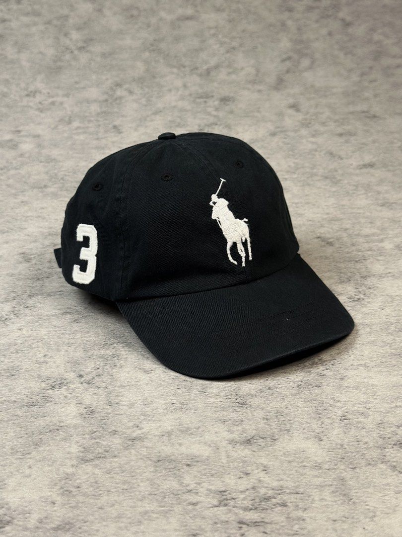Ralph Lauren w/ Big Logo Pony Cap (Category: Caps & Hats) located in Batangas. Submitted by geejay2ph (Listing ID 1467943076, Image 2). Description: ʙʀᴀɴᴅ: RL w/ Big Black Pony Cap ꜱɪᴢᴇ: OSFA ᴄᴏɴᴅɪᴛɪᴏɴs: Pristine Like New Condition ✨.