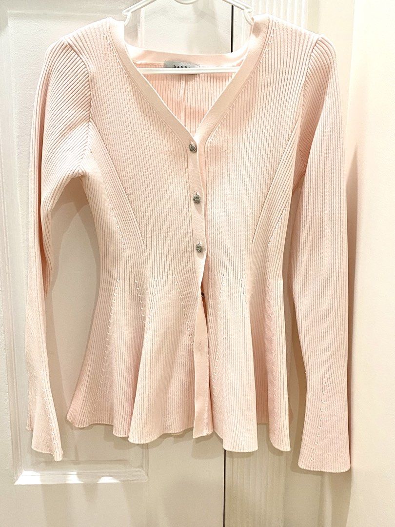Randa Dolly Coquette long sleeved top (Category: Longsleeves) located in Manila. Submitted by pinkpolly.mnla (Listing ID 1467947334, Image 2). Description: 🎀 Randa Dolly Coquette light pink top with long sleeves and peplum bottom 🎀 - size small - rarely worn and in perfect condition - no stains or tears - from japan (originally 10k yen = ₱3900+) 🎀 PLEASE READ ! 🎀 🎀 MOP : GCASH or Bank transfer 🎀 MOD : Lalamove 🎀 Buyer pays for shipping 🎀 