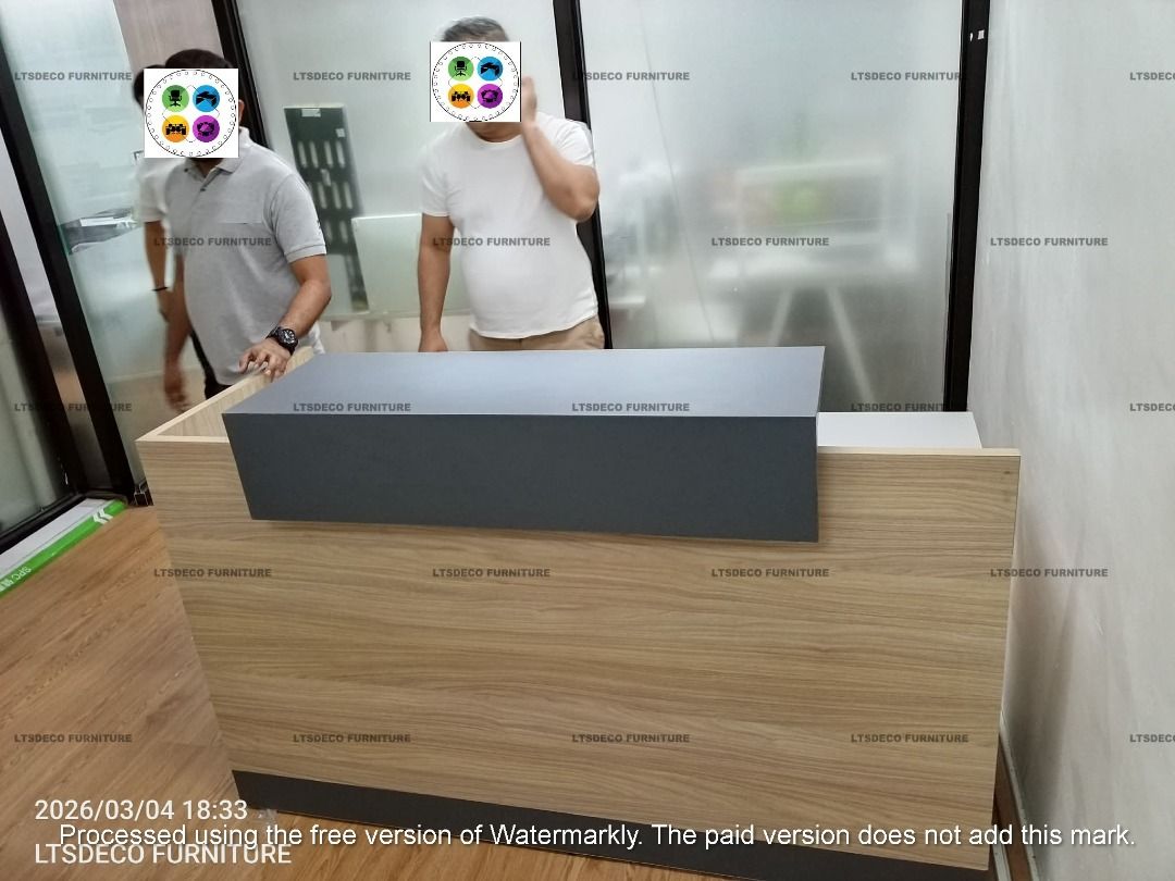 RECEPTION TABLE OFFICE FURNITURE OFFICE PARTITION (Category: Office Furniture & Fixtures) located in Manila. Submitted by cassy-ace0 (Listing ID 1467897975, Image 2). Description: " PRICE MAY VARY DEPENDING ON SIZE, MATERIAL, AND CUSTOMIZATION. " --PRICE IS POSTING PURPOSES ONLY!! ✅ INQUIRE NOW! Hi! Are you looking for MODULAR WORKSTATION OFFICE PARTITION, ACCORDION WALL AND DOOR PARTITION, TOILET/URINAL PARTITION and OFFICE FURNITURE SUPPLIER? -
