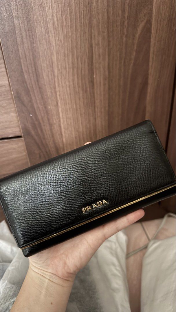 (Recolored) Prada long wallet wallet on chain woc (Category: Luxury Bags & Wallets) located in Valenzuela. Submitted by shop.spark.joy (Listing ID 1468050715, Image 1). Description: .